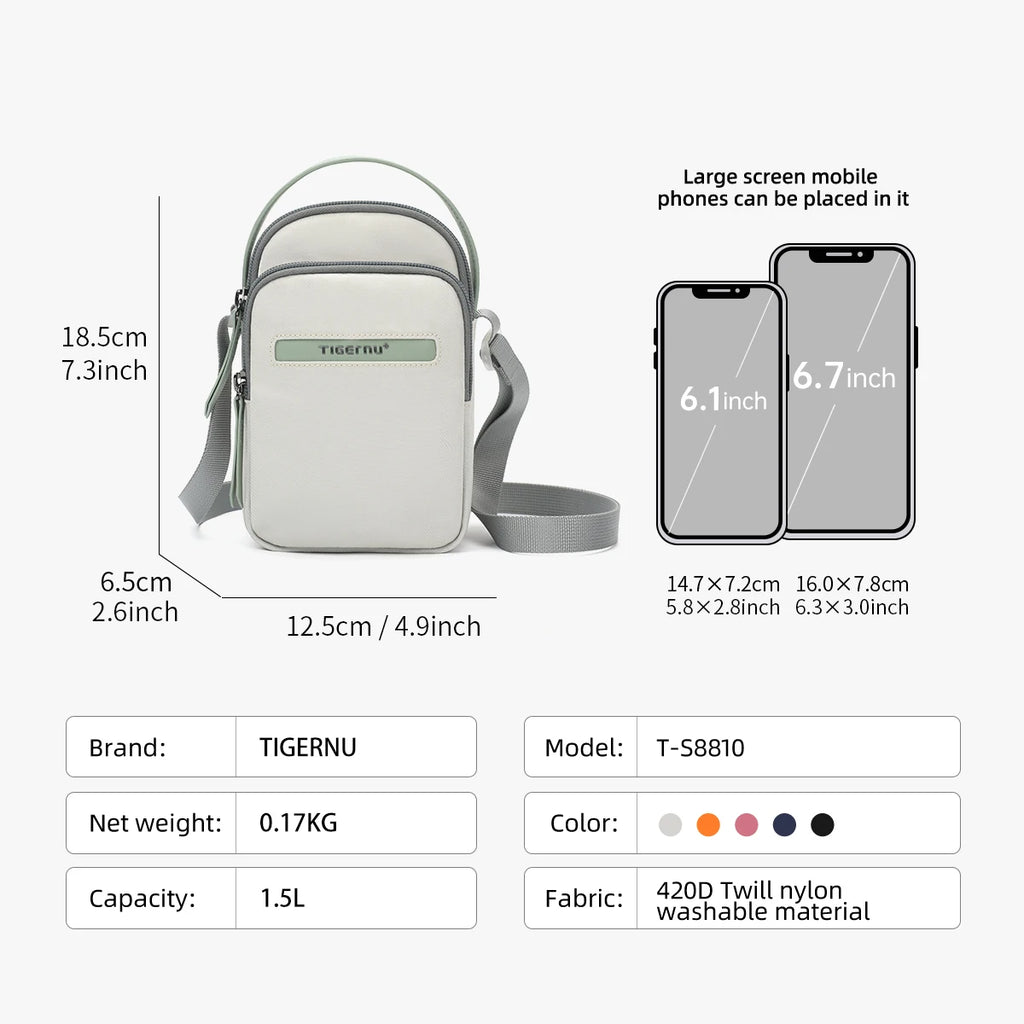 Tigernu Crossbody Bag For Women Casual Shoulder Bag Female Slingbag Girls Mini Bag Cross Pack Lady Handbag Shoulder Bags Women