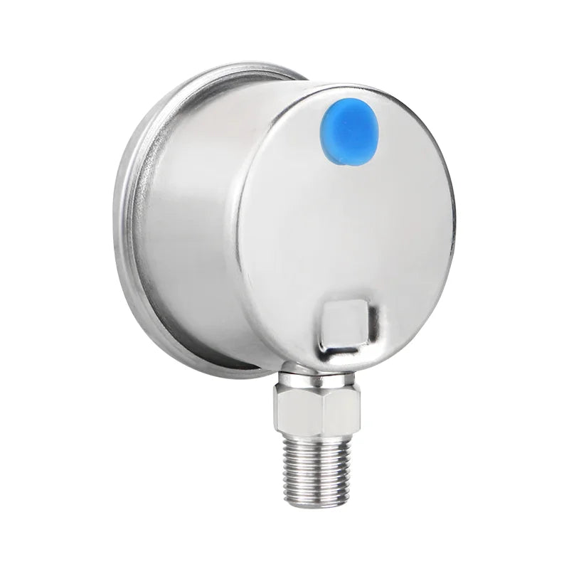 MAIRUIKESI 40mm (1.5") Stainless steel Dry pressure Gauge manometer  -1~0~600bar/psi Bottom Connection For Water Gas