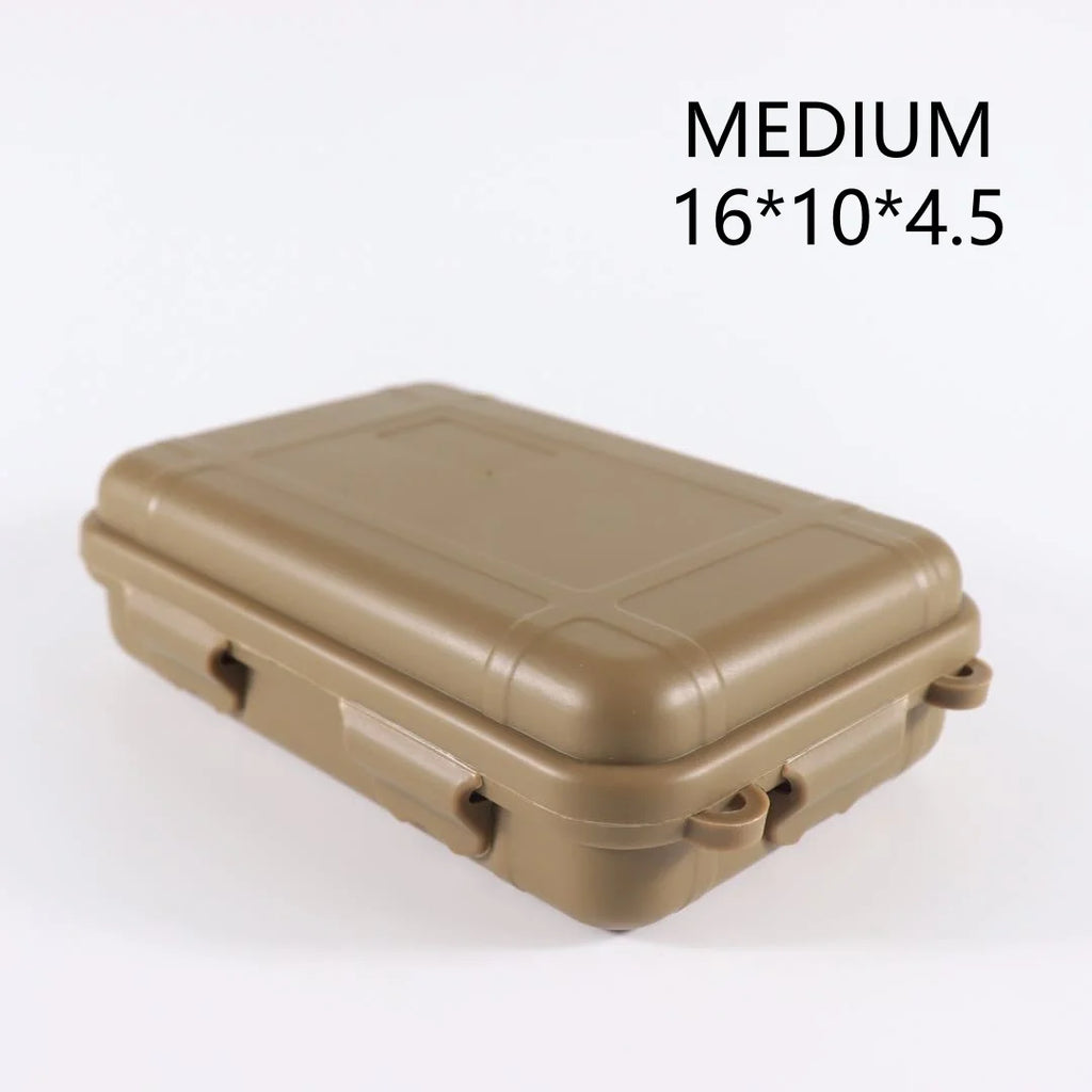 Outdoor Waterproof Survival Sealed Box | Dustproof Shockproof Plastic EDC Tools | Storage Container Case Holder