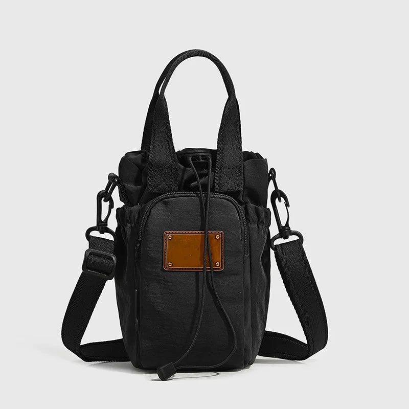 Water Bottle Carrier Bag Water-resistant Crossbody Bag Women Versatile Large Capacity Yoga  Running Sports Outdoor Portable Bag