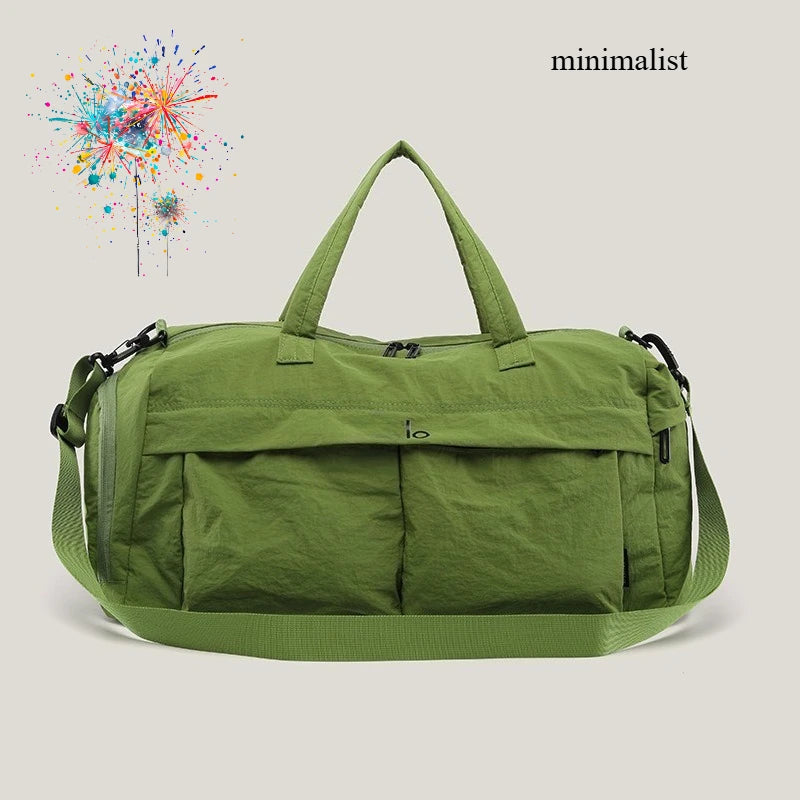 2026 Simple and unisex fitness bagpopular large capacity sports travel bag, men's and women's universal swimming bag, dry wet