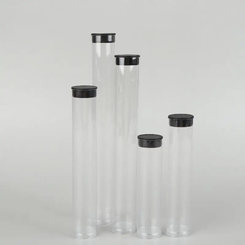 5 Pcs Clear Travel Toothbrush Case Storage Tubes With Lids Portable Toothbrush Holder For Travel/Camping/School/Home