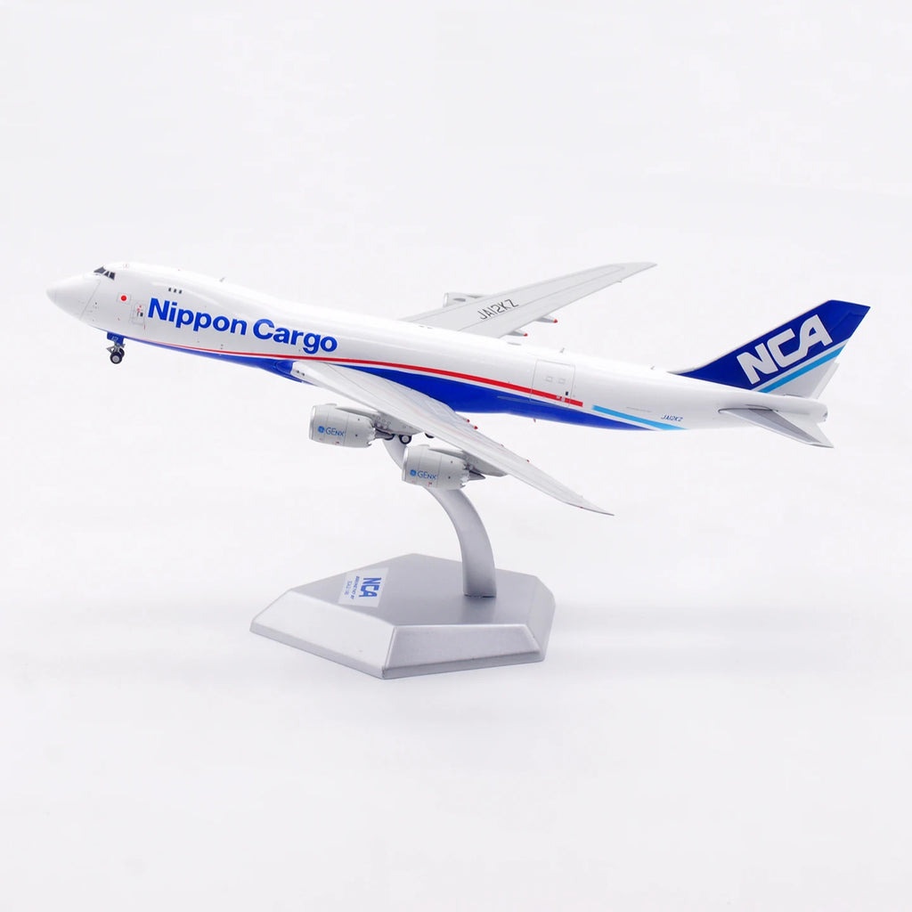 B632101 Alloy Collectible Plane Gift HX Models 1:400 Nippon Cargo Boeing B747-8F Diecast Aircraft Jet Model JA12KZ