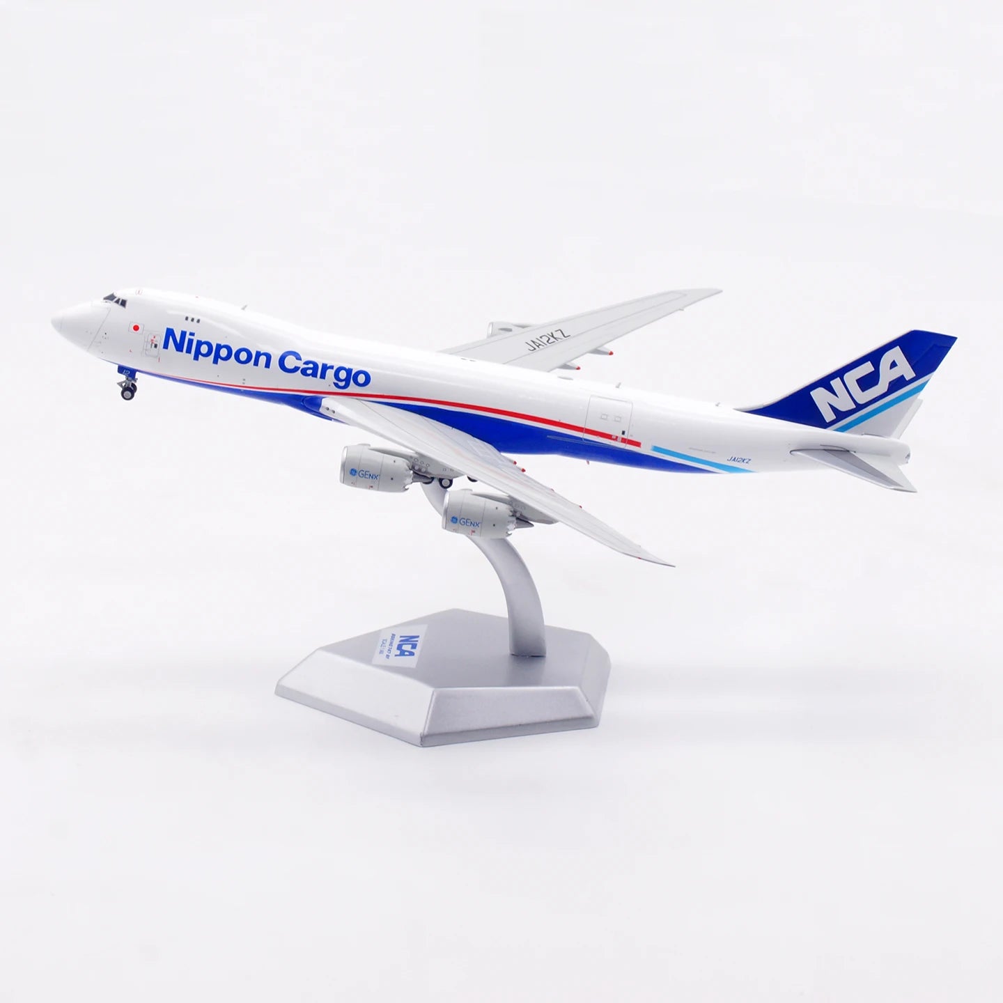 B632101 Alloy Collectible Plane Gift HX Models 1:400 Nippon Cargo Boeing B747-8F Diecast Aircraft Jet Model JA12KZ