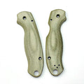3 Colors Knife Micarta Handle Scales Patches For Spyderco Para3 C223 Paramilitary3 Grip Replace Make Accessories Part