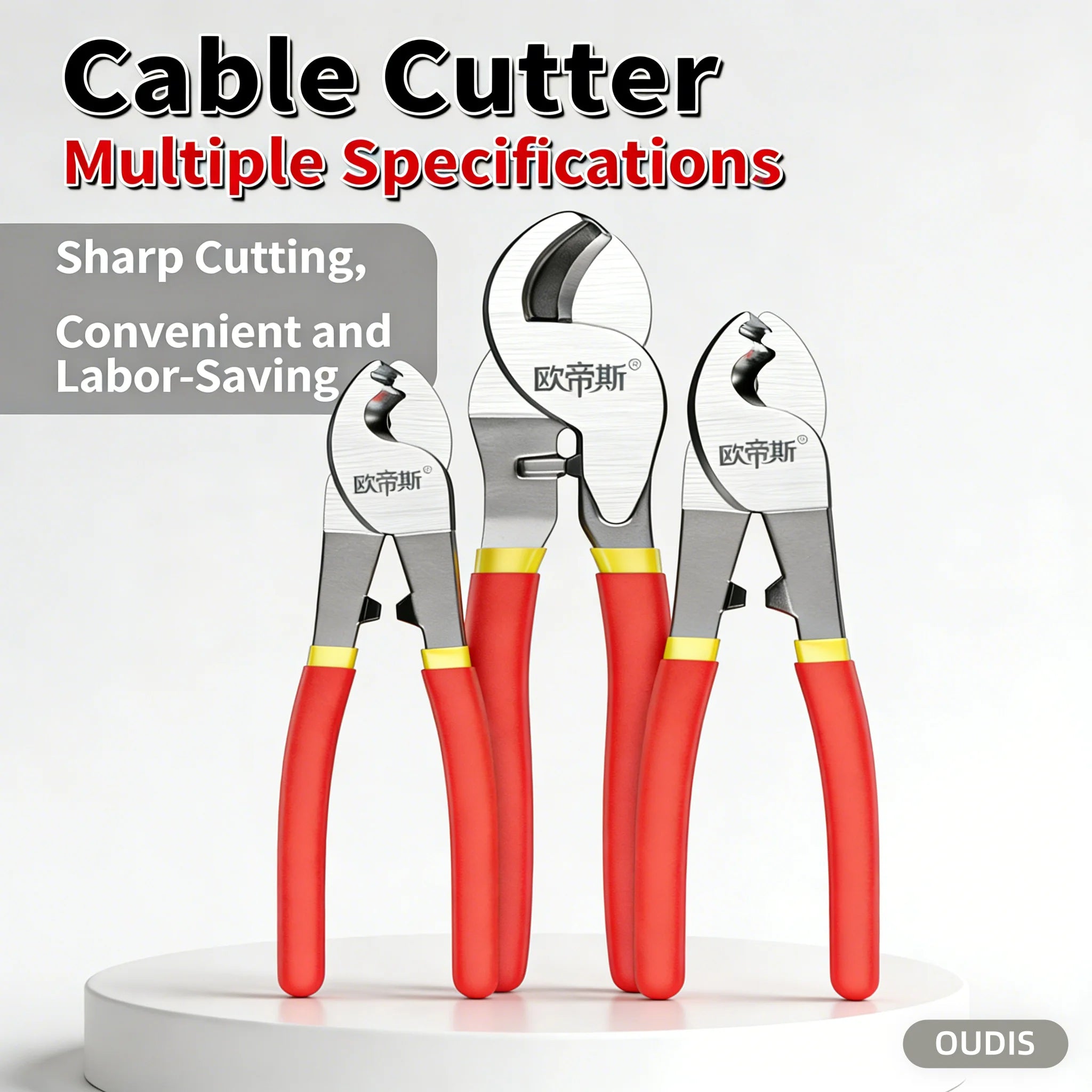 6/8/10 Inch Industrial-grade Dipped Plastic Insulated Cable Cutter Professional-Grade Crimping Pliers Multifunction Hand Tools