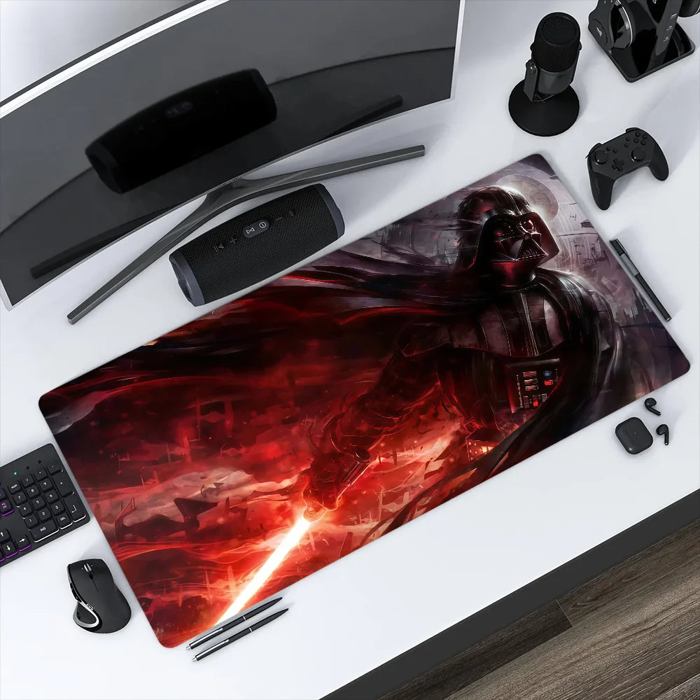 Mouse Pad Non-slip Lockedge Office Student STAR Gaming Thickened Movie Large W-WARS Fiction Science Writing Cushion MousePad