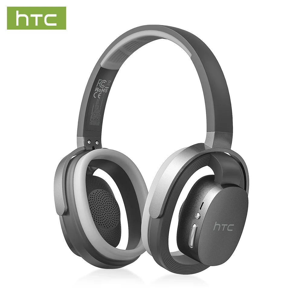 Wireless Game Earphones HTC HP07 AI Translator Headset with Mic, Comfortable Sports Headband, Immersive Audio for Running Gym