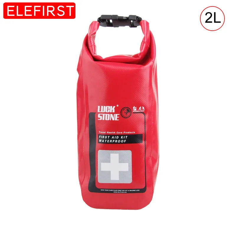 1.2L Waterproof First Aid Kit Bag Portable Emergency Kits Case Only For Outdoor Camp Travel Emergency Medical Treatment
