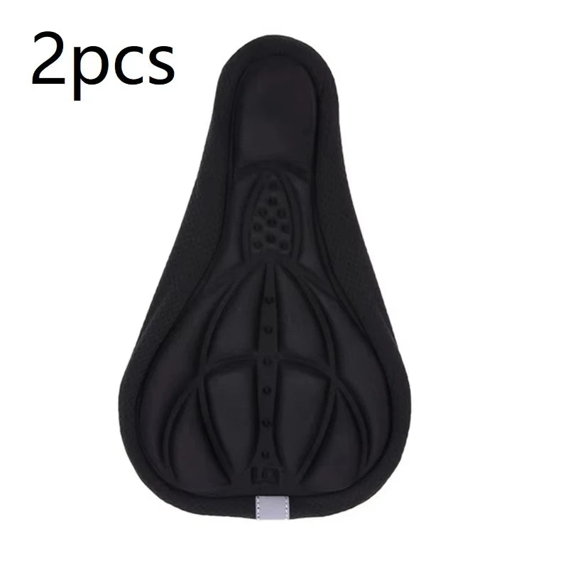 3D Soft Thickened Bicycle Seat Breathable Bicycle Saddle Seat Cover Comfortable Foam Seat Mountain Bike Cycling Pad CushionCover