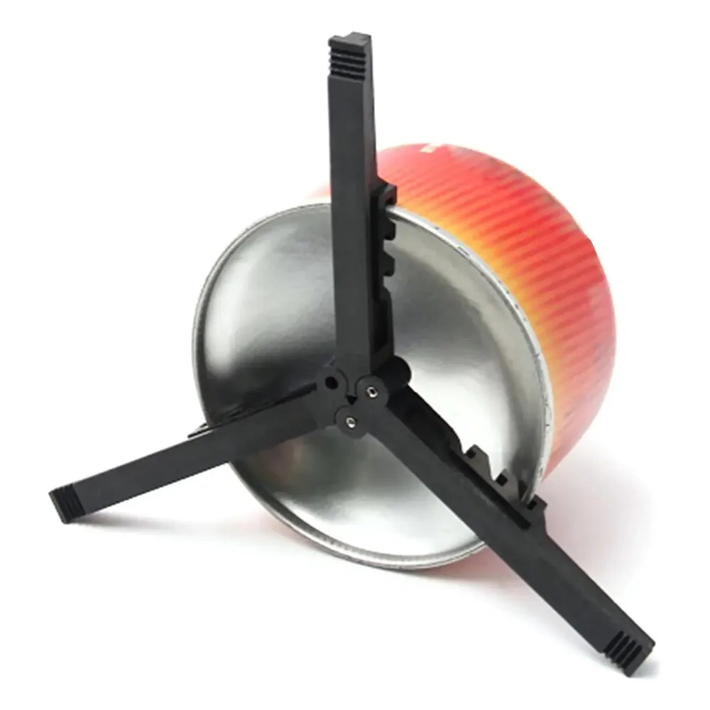 Outdoor Camping Gas Tank Rack Lightweight Foldable Canister Tripod Stand Base Bottle Shelf Gas Cylinder Stove Accessories