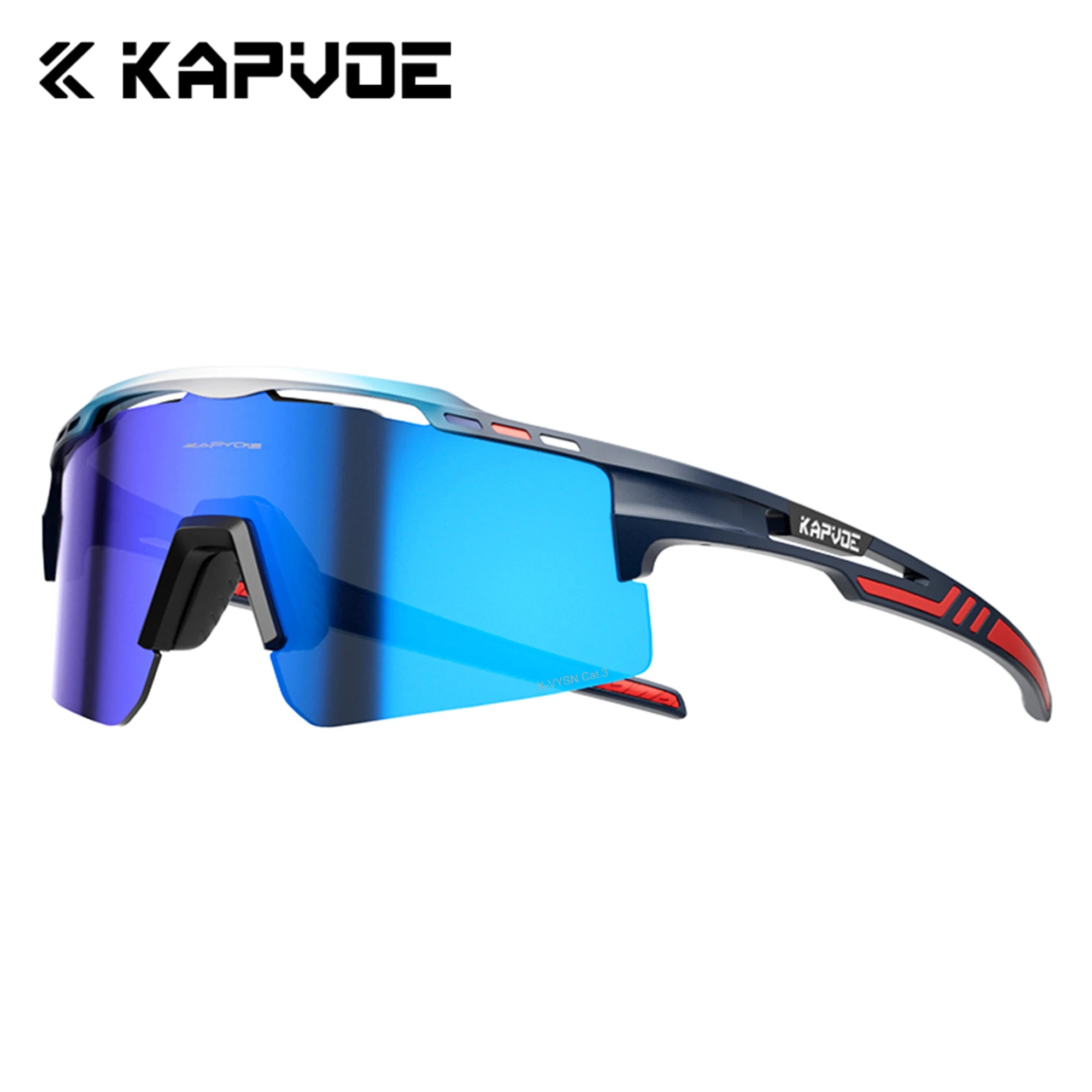 KAPVOE HD UV400 Hiking Cycling Sunglasses Outdoor Sports Hiking and Camping Glasses Waterproof Stylish Driving Sunglasses Unisex