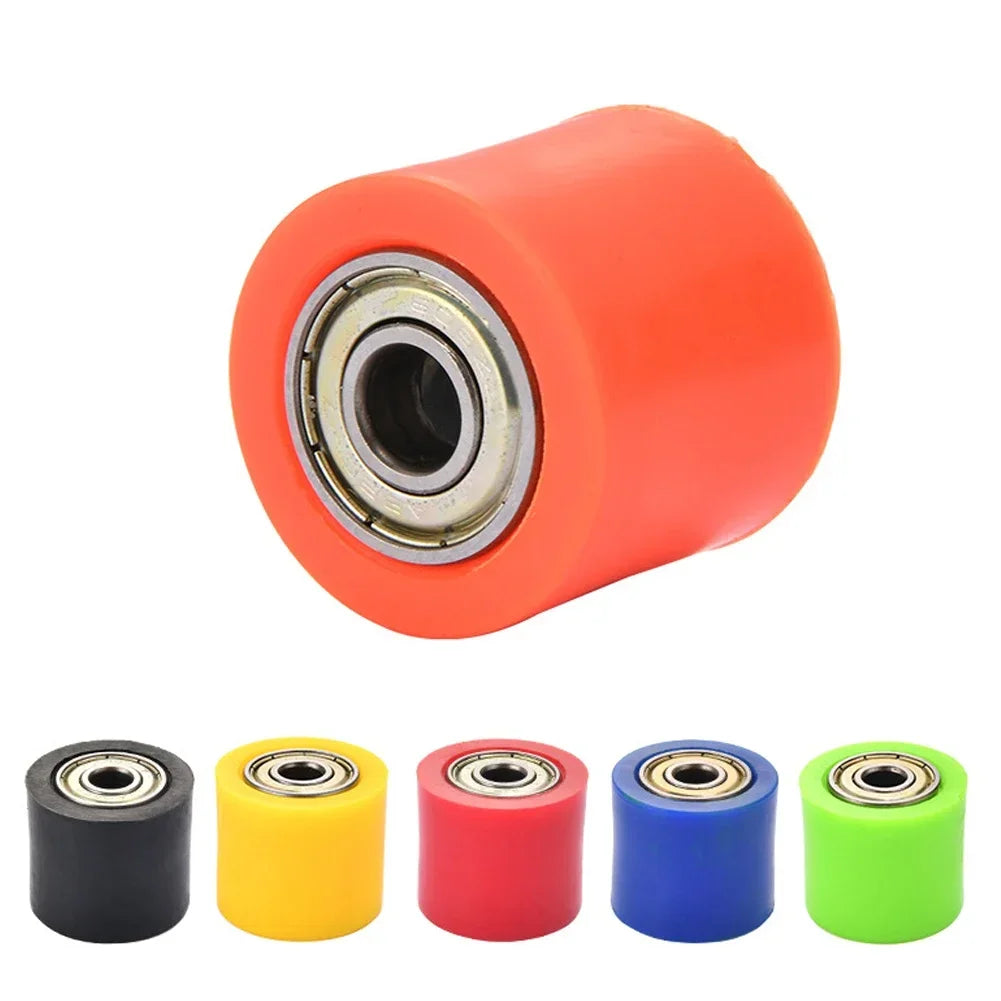 8mm Motorcycle Chain Pulley Roller Tensioner Wheel Guide For XR CR CRF 125 250 450 Pit Pro Dirt Bike Motocross Motorcycle Chain