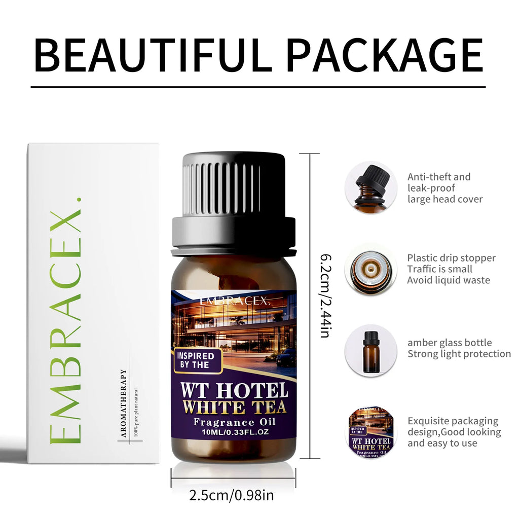 6PC/1PC Hotel Essential Oil Gifts Box Candle Making 5 Star Hotel Essential Oils Gift to Friends