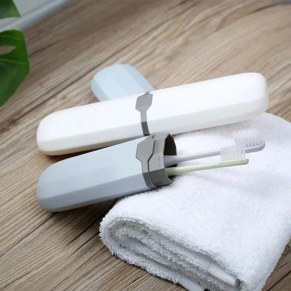 1pc Portable Toothbrush Cover Storage Box Daily Outdoors Travel Hiking Camping Toothbrush Holder Case Box Bathroom Accessories