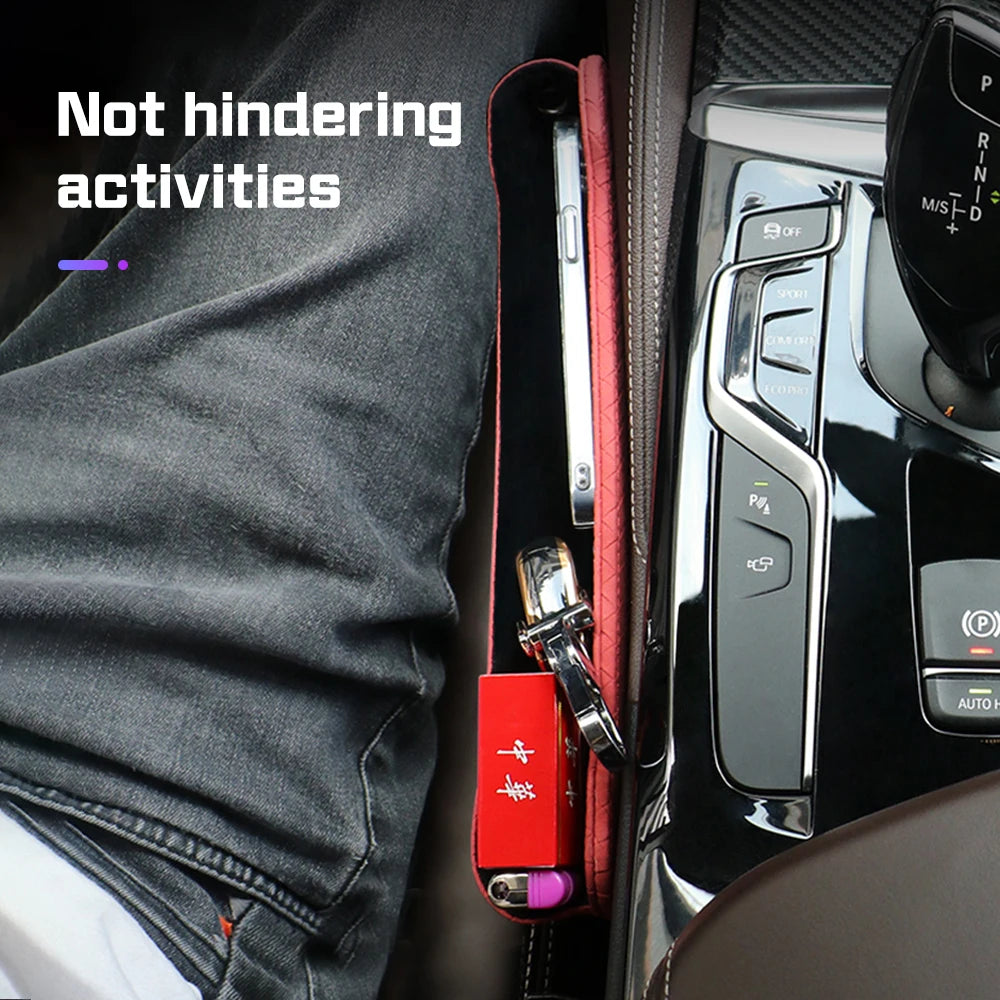 Suede Car Center Console Gap Storage Box Accessorie For BMW E46 E90 E91 F48 F25 F15 F01 F10 G20 G30 G32 X1X3 X5X6 X7 G01 G02 G05