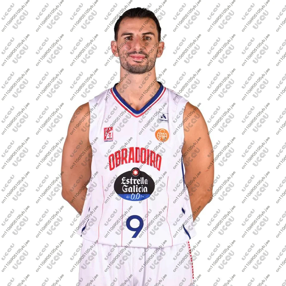 2026 Male Sports Casual Basketball Jersey Home Away T Shirt Men Kids Tank Top Gift Sweatshirt Spain Vest Gym O-Obradoiro 10 9