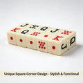 10pcs/set， 20pcs/set 16mm Corner Teeth Square Poker Dices Yellow Acrylic Dices JQK Spanish Dice Table Game