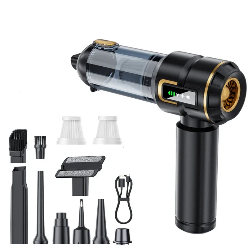 Strong Suction Cordless Mini Handheld Car Vacuum Cleaner Portable Wireless Auto Home Cleaning Vacuum