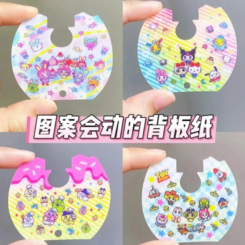 IN STOCK Cannot Be Past Dynamic Lenticular Tamagotchi Paradise Cartoon Characters Diy Handmade Panel Paper And Backboard Paper