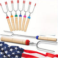Marshmallow Roasting Sticks Bulk Smores Skewers Hot Dog Camping Skewers Accessories Extendable Forks Bbq Tools Smores Sticks