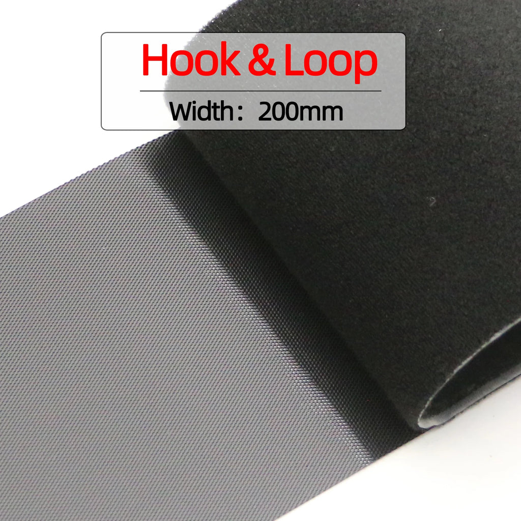 200mm Strong self-adhesive fastener tape hook and loop 20cm adhesive tape magic gum strap sticker tape wiht glue for DIY
