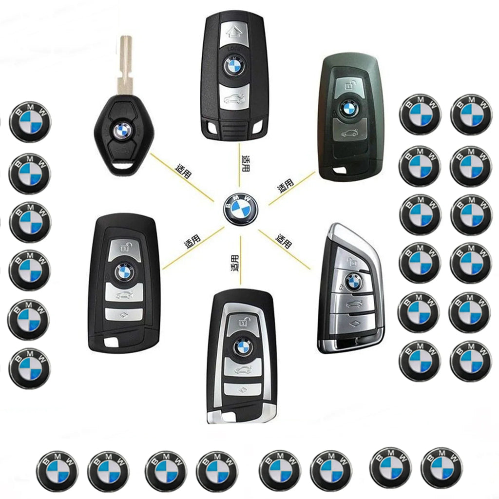 For BMW M 1 3 5 6 7 Series X1 X3 X4 X5 X6 X7 G20 G38 F20 F39 F48 E46 E60 E36 E39 Car Key Shell Sticker Car Key Remote Fob Decal