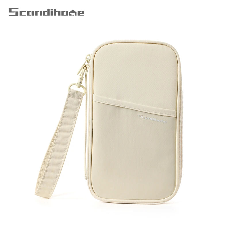 RFID Blocking Passport Holder Travel Wallet Durable Anti-Theft Card Slots Protective Case Flights Travel Organizer for Women Men