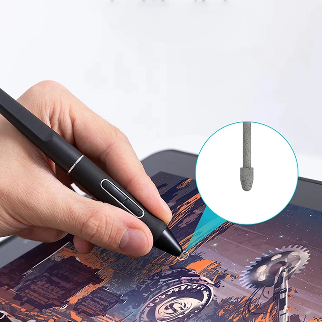 Replacement Standard PN06/F Felt Nibs Suitable for Huion Digital Drawing Tablet Kamvas 22/Kamvas 24 Plus/Kamvas Pro 13 (2.5K)