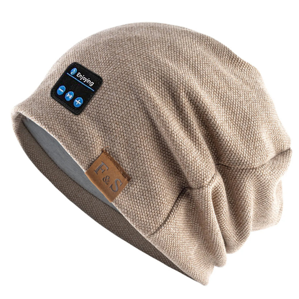 Bluetooth Headphone Wireless Smart Cap Headset Women Beanie Hat Speaker Hunting Camping Running Music Earphone Spring Autumn Hat
