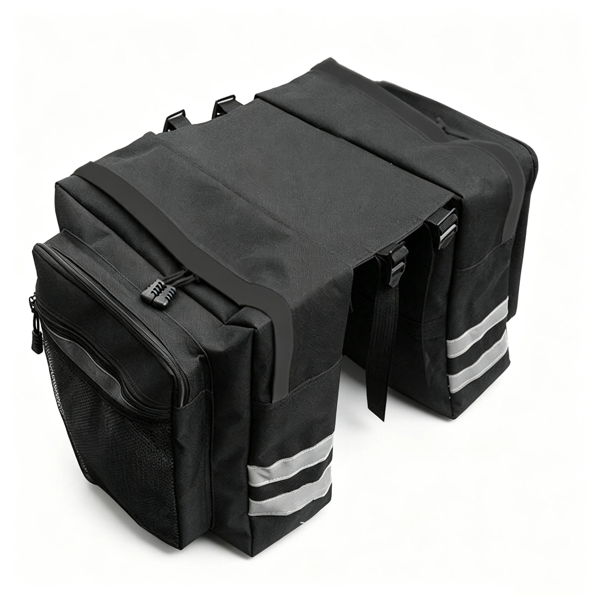 Bicycle Rear Rack Bag Waterproof Double-Sided Large Capacity Bike Trunk Pannier Storage for MTB Road Cycling Commuting