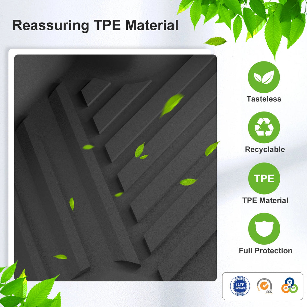 Smabee Right Drive for Chery Jaecoo J5/E5 EV Version RHD 2025 2026 Car Floor Mats Cargo Liner Trunk Pad TPE Accessories Black
