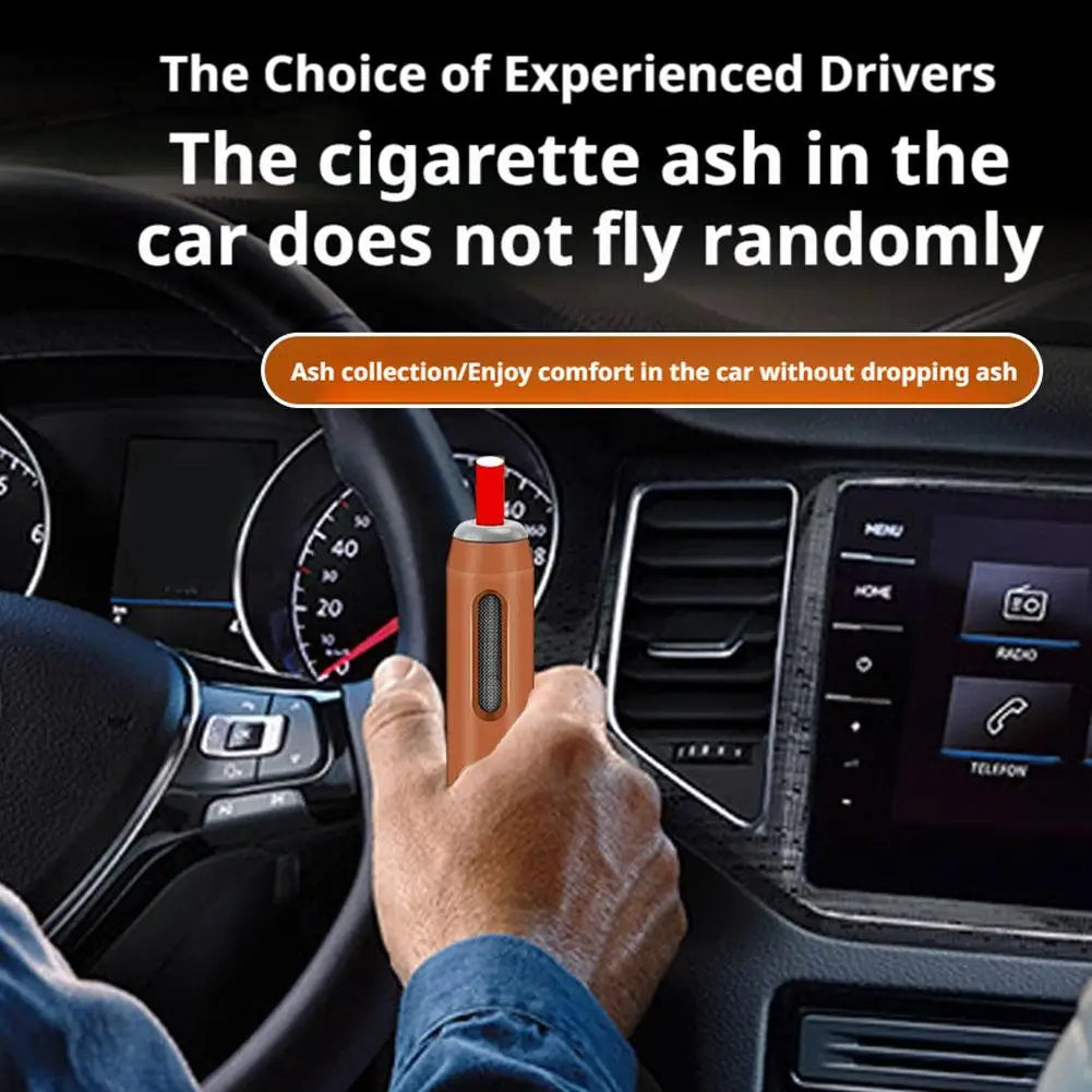 Portable Car Ashtray Anti Fly Ash Cigarette Holder Lazy Smoking Tool For Gaming Driving No Fall Ash Collector