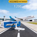 1:200 Scale AIR Transat A321 NEO Airways Airlines ABS Plastic Airplane Model Aircraft Plane Assembly Collection Display Fans