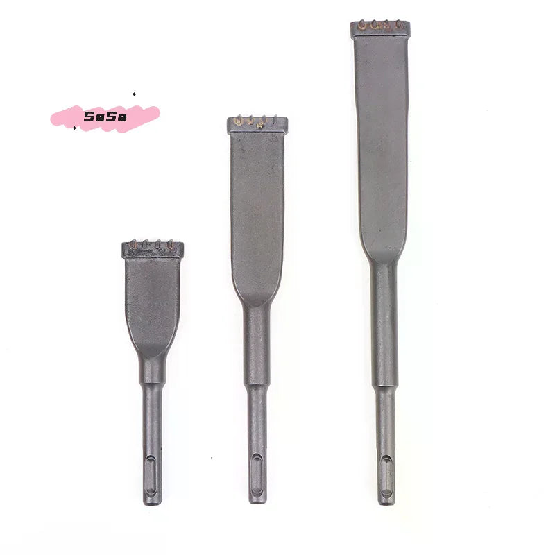 1Pc SDS PLUS Shank Electric Hammer Bit 4-Tooth Tungsten Carbide Tipped Chisel, Durability Alloy For Drilling Granite And Masonry