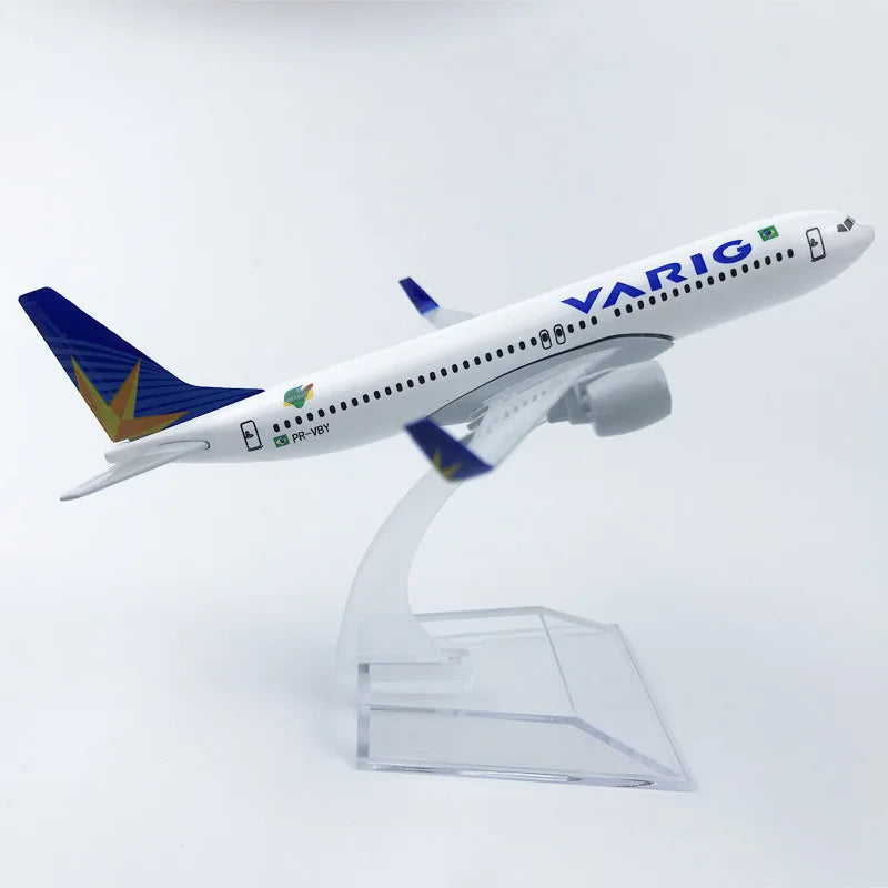 16CM Boeing B737 Aircraft 737 Series Scale Model Alloy Metal Diecast Airplane Toys for Boys Gift Collection Display