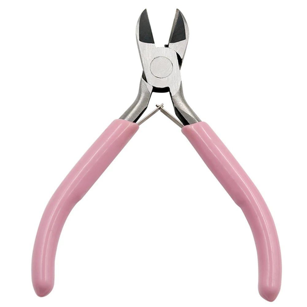 Small Pliers Stainless Steel Tong Head Jewelry Pliers Making Tool DIY Multi-purpose Tool Pliers Round Needle Nose Pliers Parts