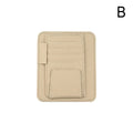 Car Sun Visor Organizer Multi-Pocket Business Card Storage Management Sunglasses Holder Visor Accessories Auto Interior