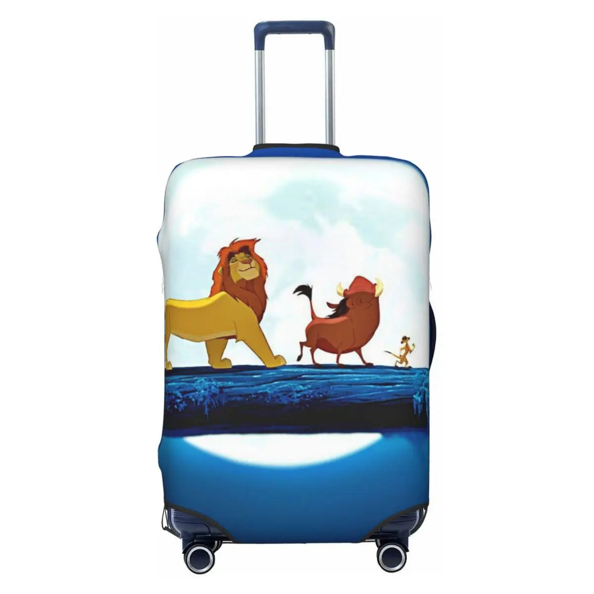 Custom The Lion Cartoon K-Kings Simba Luggage Cover Fashion Suitcase Protector Covers Suit For 18-32 inch