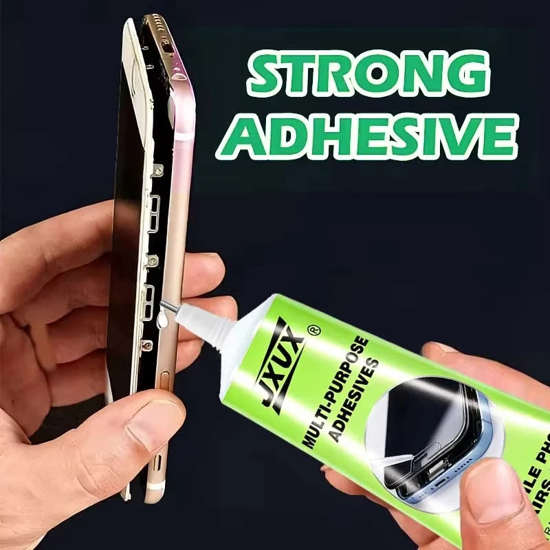 High-Viscosity Adhesive (50g Phone Repair Glue) – Waterproof, Transparent, Multi-Purpose Resin Glue – Includes Repair Tools