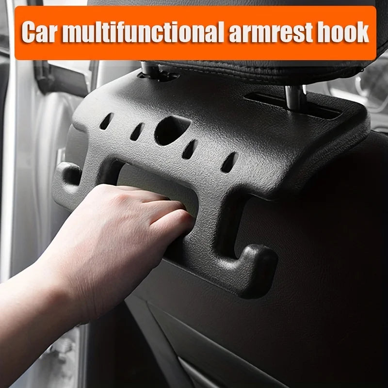 Car Seat Armrest Hook Multifunctional Car Storage Hook Seat Back Hanging Hook Storage For Car Interior Accessories
