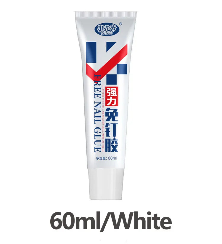 Strong Universal Nail-free Glue Waterproof Multifunction Super Adhesive for Wall Metal Mirror Bathroom Shelf without Punching