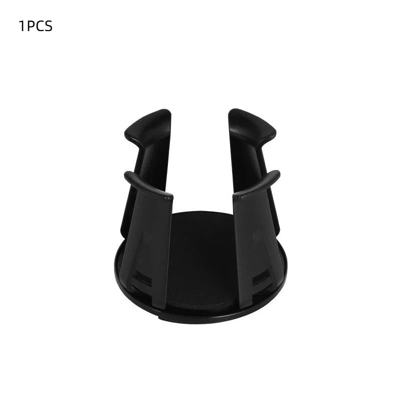 1/2Pcs Car Beverage Holder Adhesive Cup Storage Rack Car Cup Bottle Holder Multifunction Drink Rack Auto Accessories Black