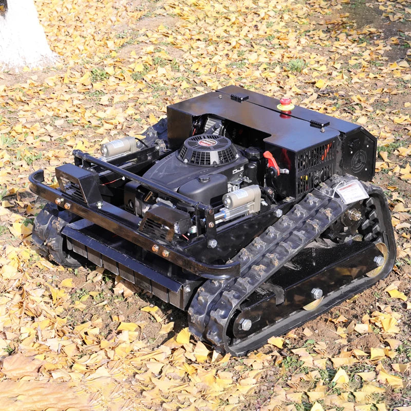 Customized multifunctional control lawn mower track type orchard hillside greenhouse farm embankment weeding machine