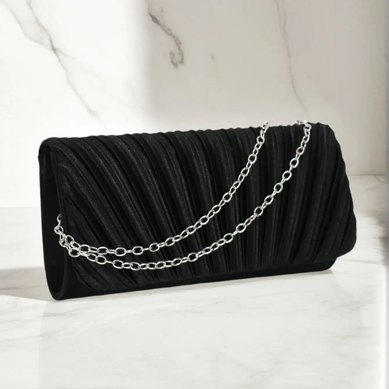 New Arrival Envelope Design Evening Green Color Women Clutch Bags Small Pocket Money Bags Party Wedding Handbags
