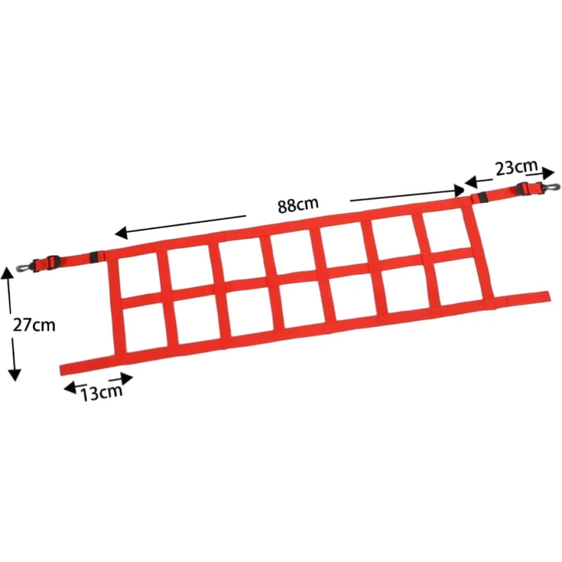 1x Car Roof Net Hammock Mesh Cargo Rooftop Netting Heavy Duty for TJ YJ JK JKU JL JLU JT 1987-2024 for Suzuki Jimny  JB74 19-23
