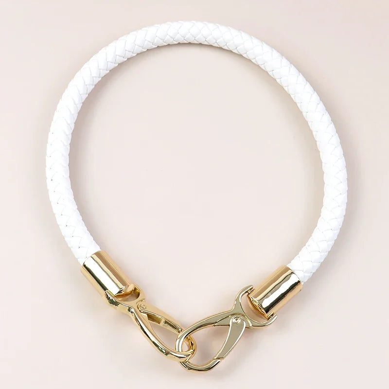 1Pc Deepeel 40-60cm PU Leather Bag Strap Handbag Handles Chain Women's Bags Shoulder Belt Metal Buckles Replacement  Accessories