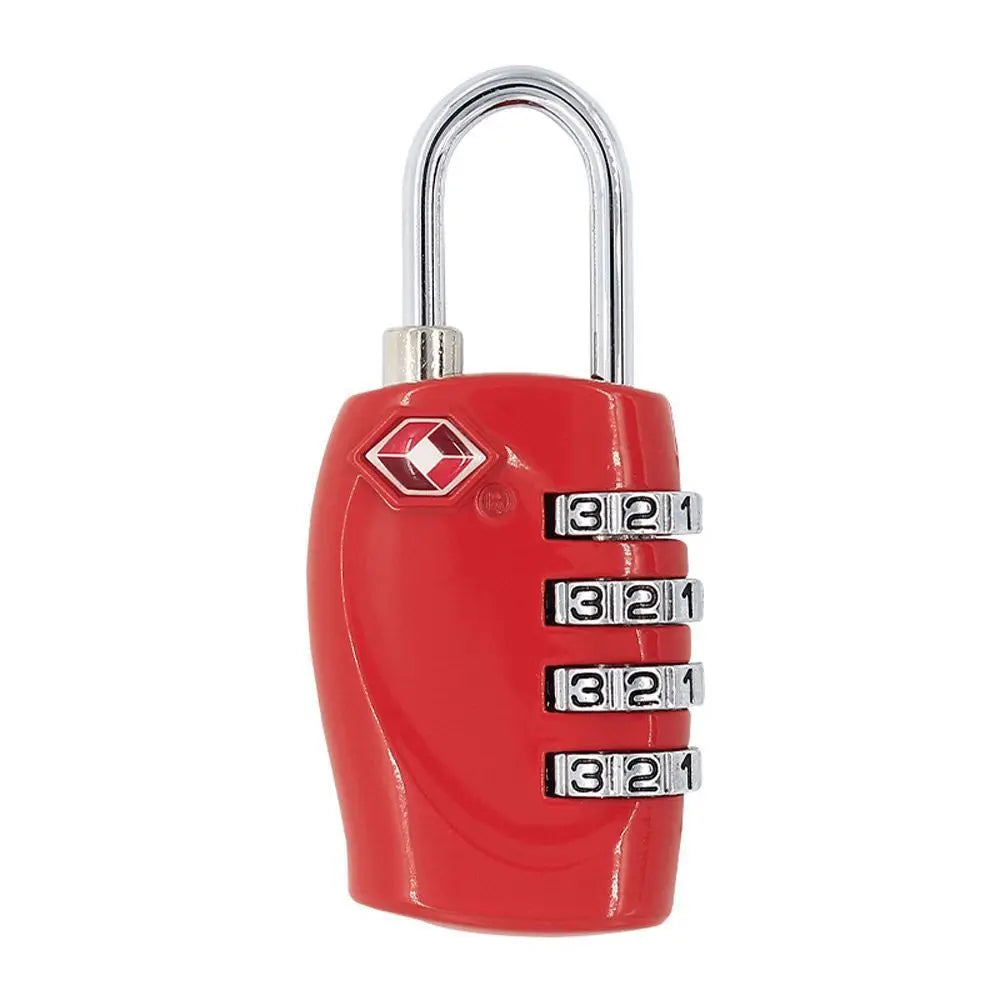 Anti-Theft Portable Cable Luggage Lock TSA Customs Lock Customs Code Lock Smart Combination Lock Padlock with Steel Cable