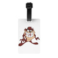 Custom Cartoon Anime Taz Tasmanians Devils Luggage Tag Travel Bag Suitcase Privacy Cover ID Label