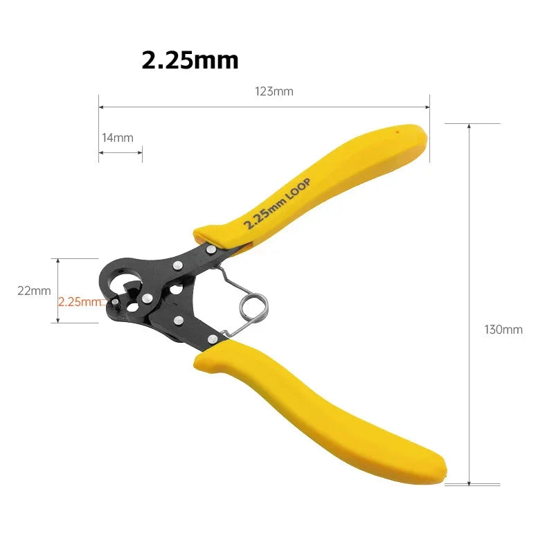 1.5/2.25/3mm Repair Jewelry Making Tool Repair Wire Rolling Pliers Craft Jewelry Making Round Nose Pliers For Wire Ring Wrapping